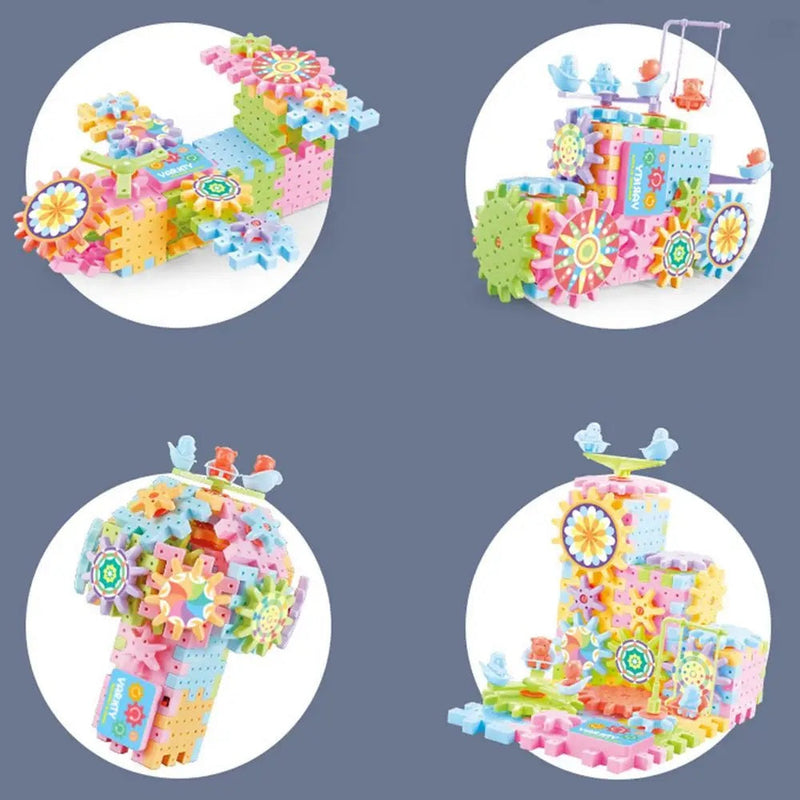 Blocos de Montar Elétrico - Que gira