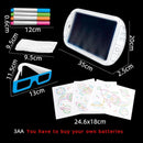 Quadro De Pintura Fluorescente 3D Para Crianças